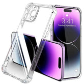 Clear Phone Case – Shockproof, Transparent Drop-Resistant Protective Cover Charge Hub X